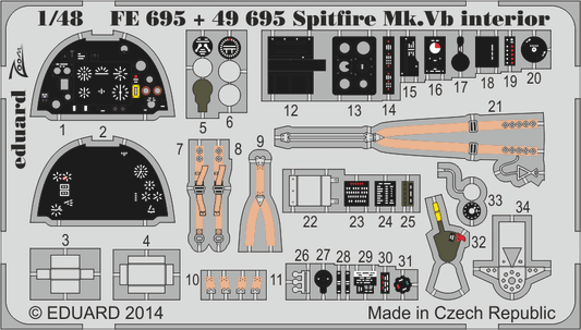 Spitfire Mk.Vb interior S.A.