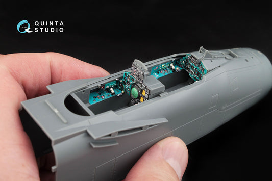 MiG-31B 3D-Printed & coloured Interior on decal paper (for AMK kit)