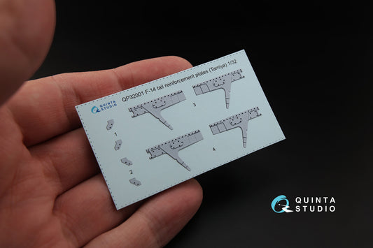 F-14 tail reinforcement plates (for Tamiya kit)