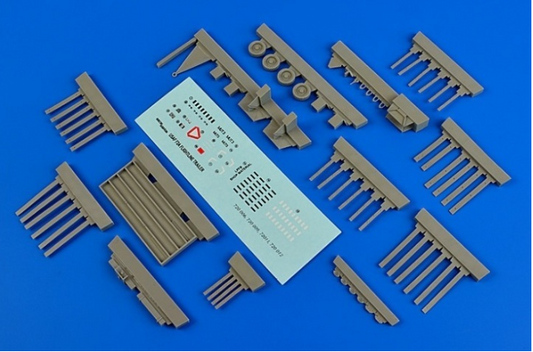 USAF F-2A flightline trailer (steel platform with racks) 1/72