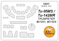 Tu-95MS / Tu-142MR (TRUMPETER) masks
