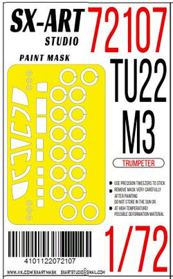 Paint mask Тu-22M3 for Trumpeter kit (1/72)