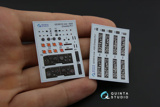 Ural-4320 3D-Printed & coloured Interior on decal paper (for Zvezda kit)