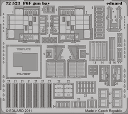 F6F gun bay 1/72 (Eduard)