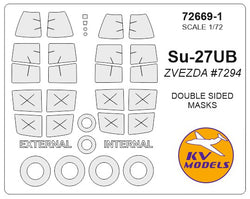 Su-27UB / Su-30SM (ZVEZDA) - (Double sided) + wheels masks