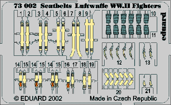 Seatbelts Luftwaffe WWII Fighters
