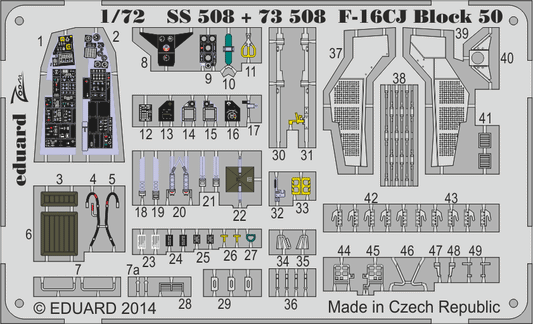Εσωτερικό F-16CJ Block 50 (Για την Tamiya)