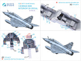 Mirage 2000N 3D-Printed &amp; έγχρωμο εσωτερικό σε χαρτί χαλκομανίας (Kinetic) (Μικρή έκδοση)