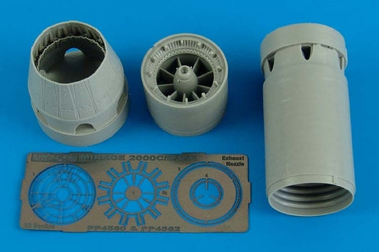 Mirage 2000C/B/D/N exhaust nozzles (closed)