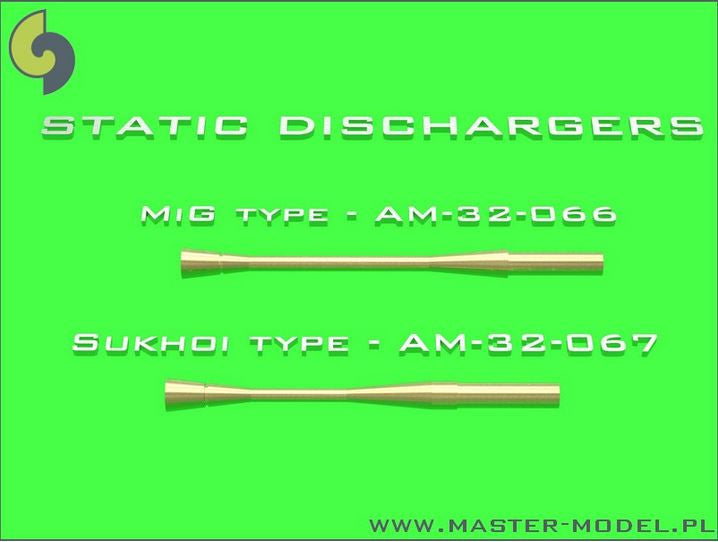 Static dischargers - Τype used on Sukhoi jets (14pcs)