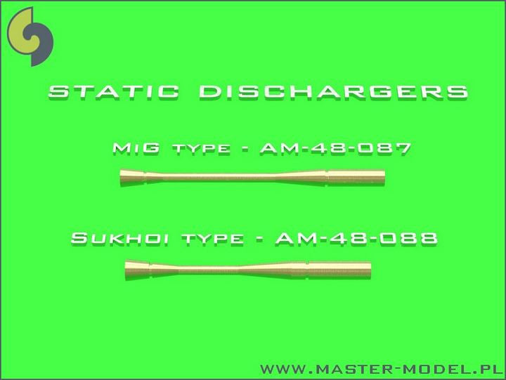 Static dischargers - Type used on MiG jets (14pcs)
