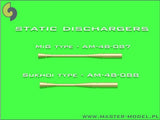 Static dischargers - Τype used on Sukhoi jets (14pcs)