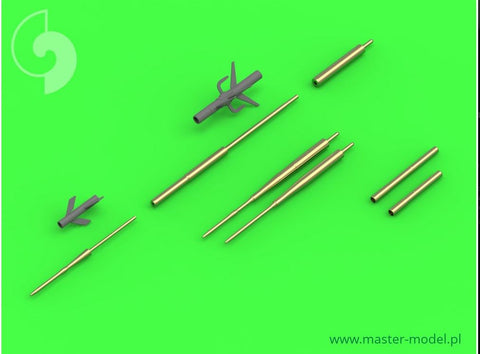 Su-17, Su-20, Su-22 (Fitter) - Pitot Tubes (optional parts for all versions) and 30mm gun barrels