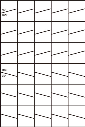 Guidebook template 75 (3 pieces)