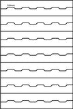 Πρότυπο οδηγού jig 2 for zigzag (3 κομμάτια)