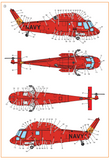 Στένσιλ UH-2/SH-2 Seasprite (πρώιμη έκδοση).
