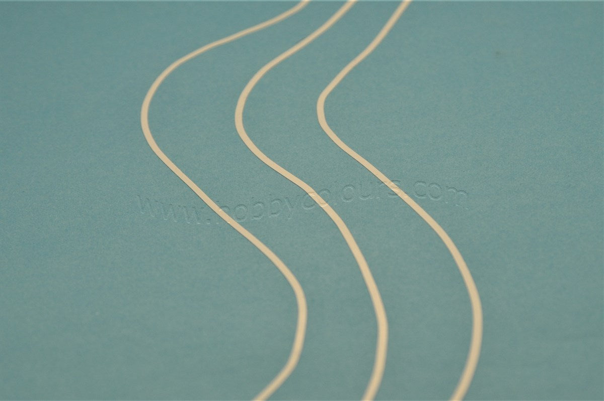 Masking Tape 5mm x 20m - Curved Lines