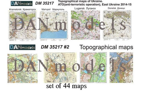 Topographic Maps of Ukraine 2014-15