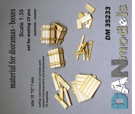 Wooden Boxes for Dioramas