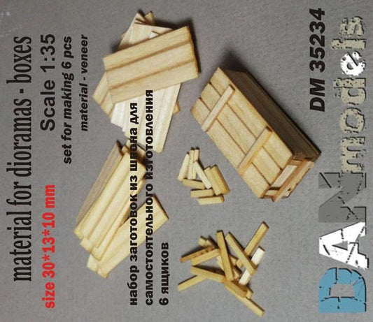 Wooden Boxes for Dioramas