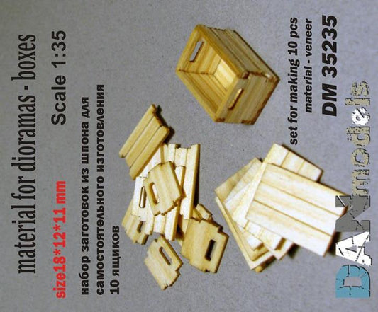 Wooden Boxes for Dioramas
