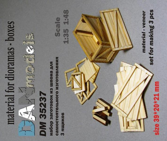 Wooden Boxes for Dioramas