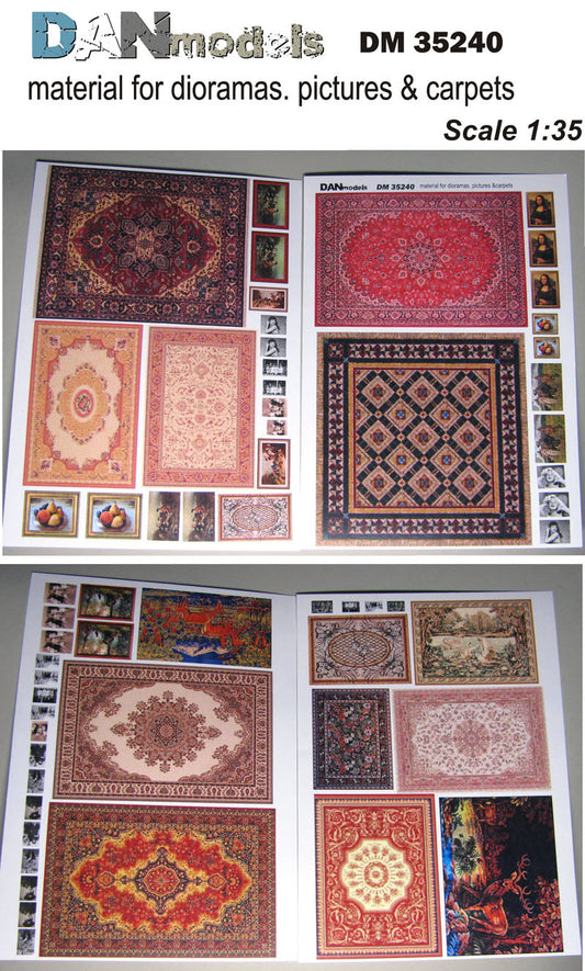 Pictures and Carpets for Dioramas