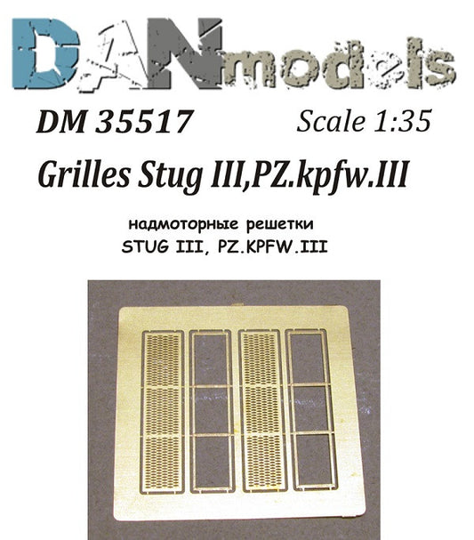 Grilles for Stug III, Pz.Kpfw.III