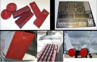Mig-29 Exhaust & Air Intake Covers with Decals