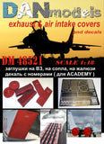 Mig-29 Exhaust & Air Intake Covers with Decals