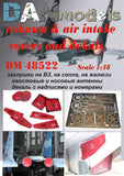 Su-27 Exhaust & Air Intake Covers with Decals