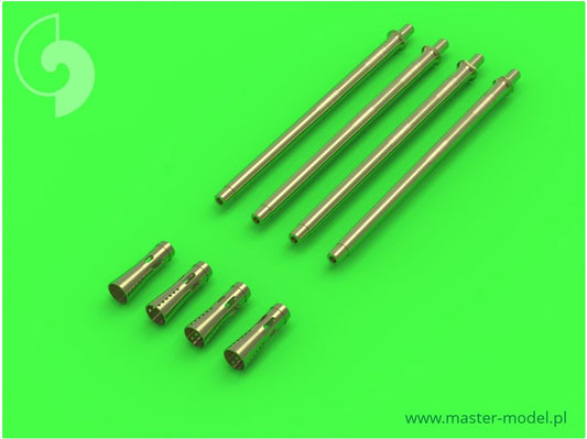 German 2cm L/65 Flak 38 and Flakvierling 38 gun barrels (4pcs)