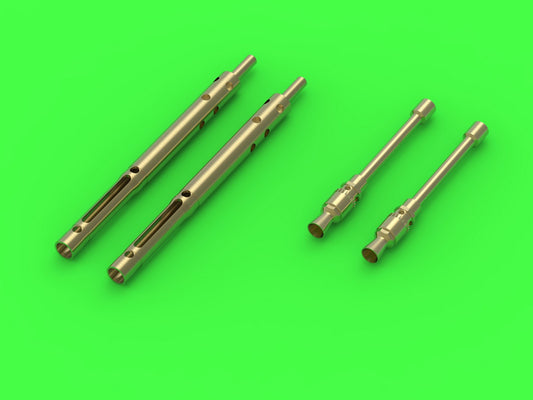 MG-34 "Panzerlauf" - German machine gun - armored version for tanks - full length gun barrels (2pcs)