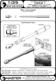 PzKpfw VI Tiger I - 88mm KwK36 L/56 gun barrel – EARLY muzzle break