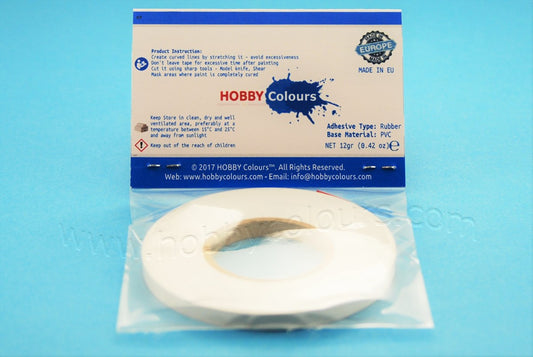Masking Tape 5mm x 20m - Curved Lines