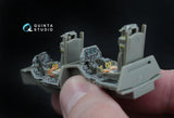 F-16D (block 30/40/50) - 3D-Printed & coloured Interior extended el-ts (for Kinetic kit)