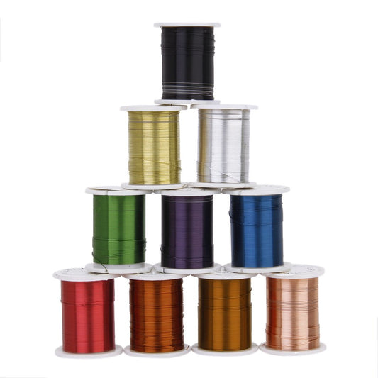 Coloured 0.30mm Coil Iron Wire (Choose Color) - 10m length