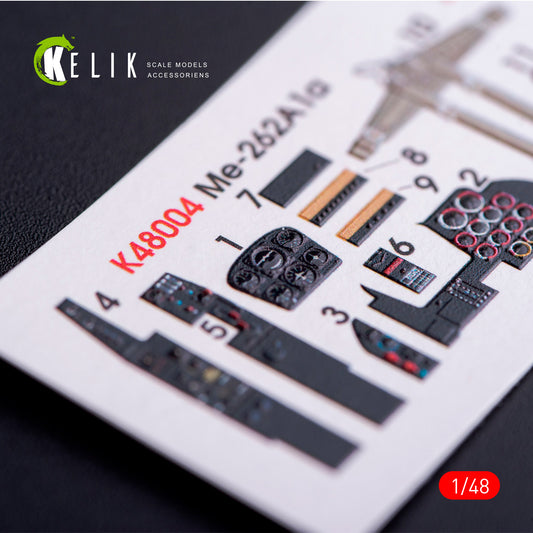 ME-262A1 INTERIOR 3D DECALS FOR TAMIYA KIT (1/48)