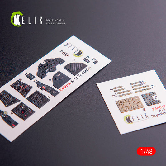 A-1J SKYRAIDER INTERIOR 3D DECALS FOR TAMIYA KIT (1/48)