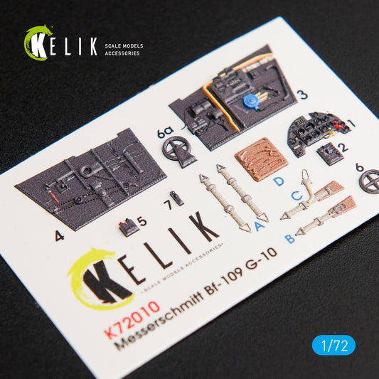 BF109-10G interior 3D decals for Fine Molds kit (1/72)