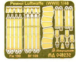Luftwaffe Standard WWII Seat Belts