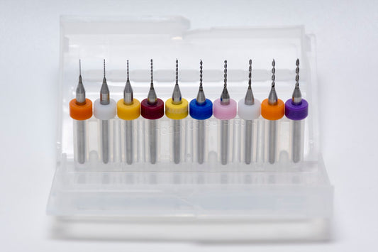 Micro Carbide Drill Bits Set (0.3mm - 1.2mm)