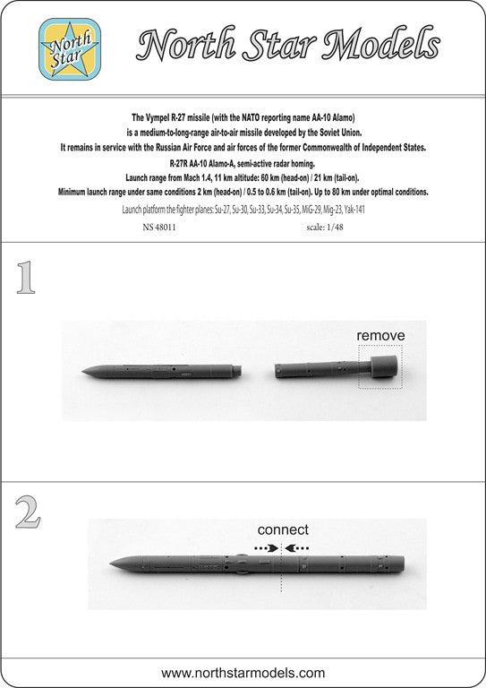 Missile R-27R AAM - HOBBYColours