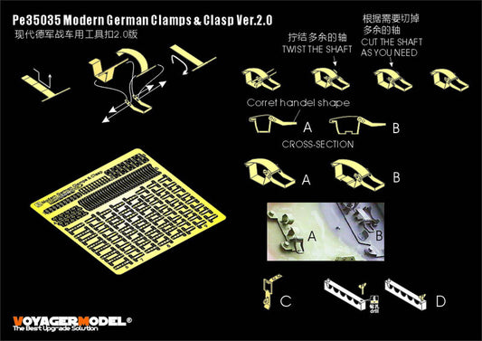Modern German Clamps & Clasp