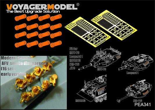 Modern German AFV  smoke dischargers (16 set ) early version