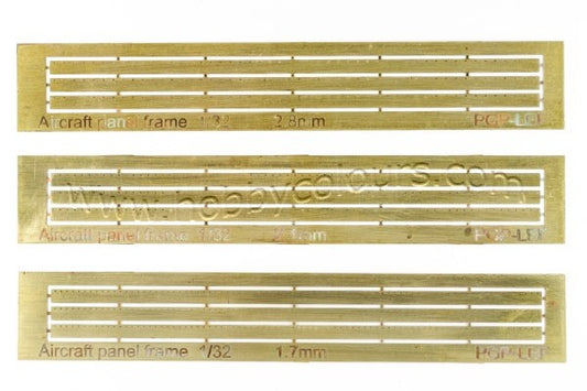 Aircraft Open Panel Strips Set 1/32