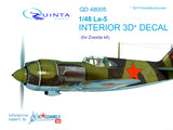 La-5 - 3D-Printed & coloured Interior (for Zvezda kit)