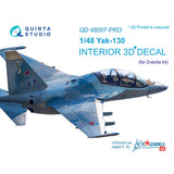Yak-130 - 3D-Printed &amp; έγχρωμο εσωτερικό προηγμένες δεξιότητες (για κιτ Zvezda)