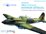 IL-2 - 3D-εκτυπωμένο και έγχρωμο εσωτερικό (για κιτ ακριβείας/Italery/Academy/Eduard)
