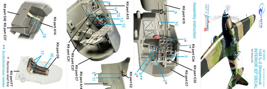 IL-2 - 3D-Printed & coloured Interior (for Tamiya kit)